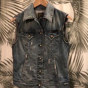 LUCKY BRAND cutest denim vest ever!!